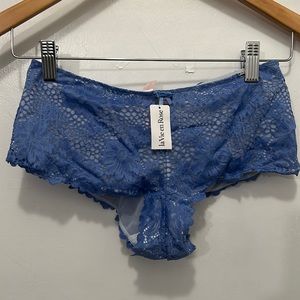 BNWT La vie en rose lace boy shorts underwear
